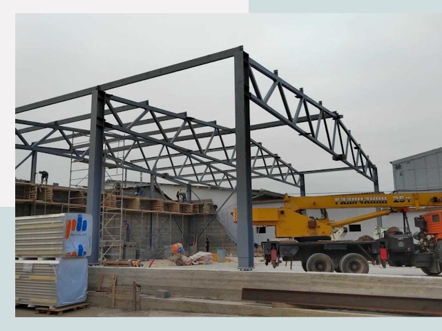 Строительство цехов в Северодвинске