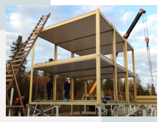 Строительство модульных здания Северодвинск