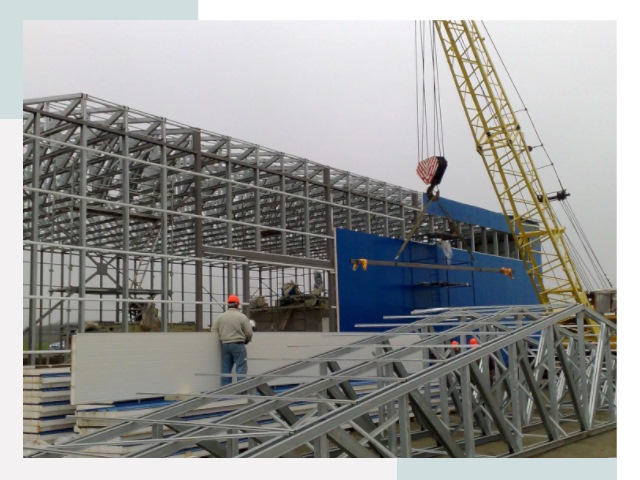 Монтаж ангаров в Северодвинске